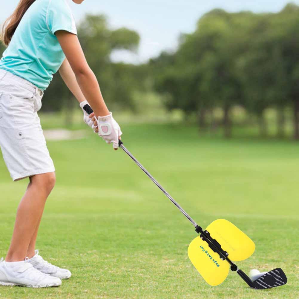LYUMO Golf Trainer Pinwheel Swing Fan Power Speed Practice Aid Removable Club, Golf Swing Grip