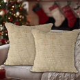 thumbnail image 1 of Lanpn Christmas 40x40 Throw Pillow Covers Set of 2, Winter Star Chrismas Tree Throw Pillow Cases Soft Plush Faux Fur Wool 16 x 16 Winter Cushion Cover, 1 of 3