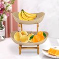 thumbnail image 2 of 2 Tier Fruit Basket Fruit Bowl for Kitchen Counter, Fruit Basket for Kitchen, Two Tier Fruit Bowl for Kitchen Counter Two Tier Serving Stand Decorative 2 Tier Fruit Stand, 2 of 7