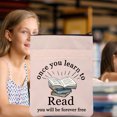 thumbnail image 4 of Once You Learn to Read You Will be Forever Free Book Sleeve Gift For Book Lovers Reading Lovers Book Protector, 4 of 7