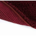 thumbnail image 2 of 2 Piece Red Soft Cozy Plush Chenille Bath Mat & Contour Bath Rug, 2 of 4