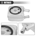 thumbnail image 4 of Conjunto de enfriador de aceite del motor, adaptador de filtro de aceite para VW Golf L4 1999-2001 No.078117021A tono plateado, 4 of 7