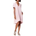 thumbnail image 1 of Rachel Roy Vestido recto con cuello en V para mujer, rosa, extra pequeño Rachel Roy Cambio, 1 of 1