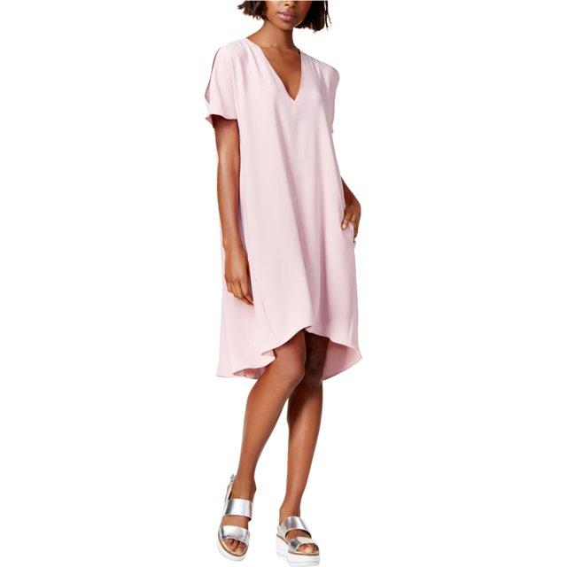 Rachel Roy Vestido recto con cuello en V para mujer, rosa, extra pequeño Rachel Roy Cambio