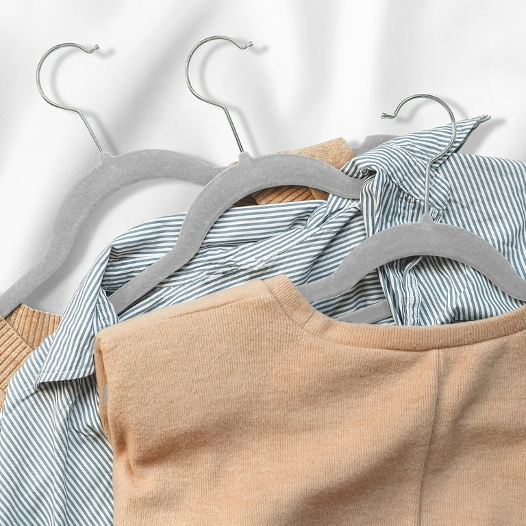 50 Gray Velvet 11 Baby Hangers by Casafield, 11 x 7 - Harris Teeter