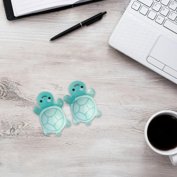 Clearance Desktop Ornament under $1,2Pcs Turtles Tiny Resin Turtles Figurines To Hide Resin Animals Sea Turtle For Garden DIY Car Ornaments Aquarium Dollhouse Decor