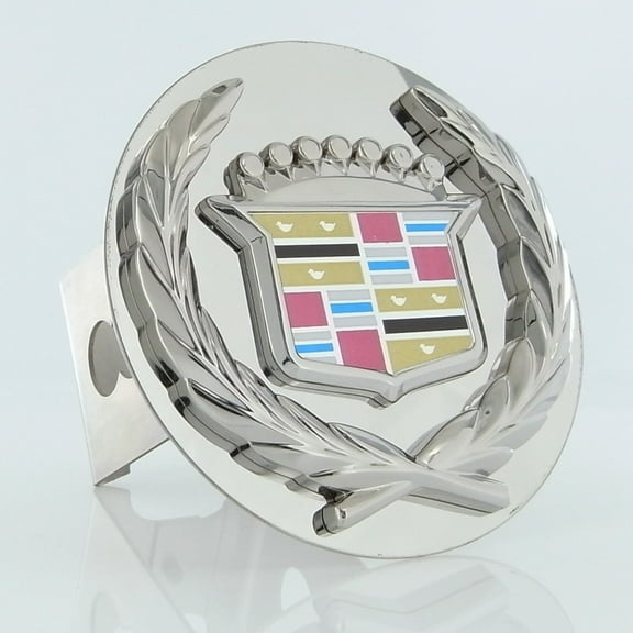 Au-TOMOTIVE GOLD Cadillac Chrome Trailer Hitch Plug