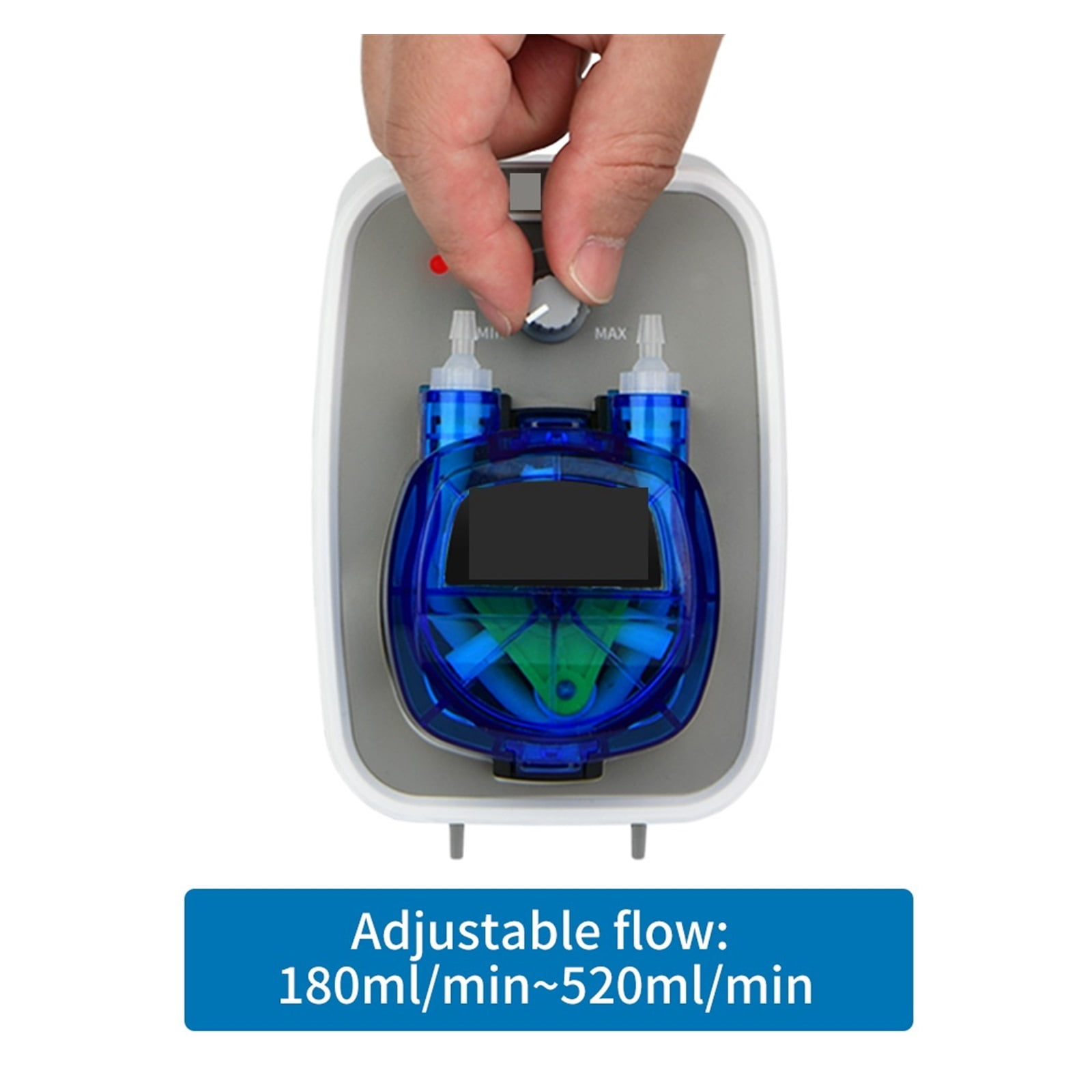 520ml/min KCPA600 Peristaltic Pump 24V 4mmX7.2mm With Adjustable Flow Rate Control Gear Structure Dosing Pump ,Easy to Operate