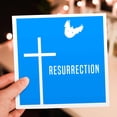 thumbnail image 7 of 3drose, Easter. Blue Sky, Cross, Dove, Drop of Christ Blood. Resurrection, 6 Greeting Cards with Envelopes, 7 of 7