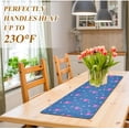 thumbnail image 2 of Long Trivet Heat Resistant Table Runner Cute Flamingo Snowflakes Non Slip Table Protector Waterproof Easy to Clean Merry Christmas Winter Hot Pads Pot Holders Durability Versatility, 2 of 7