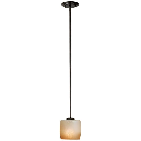 1 Light Mini Pendant In Transitional Style 5.75 Inches Tall By 5.25 Inches Wide Minka Lavery 1181-357