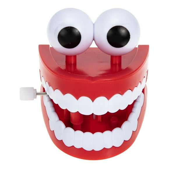 CHOK Wind up Chomping Toy Walking Teeth Toy Dental Tooth Party Supply Kids Plaything