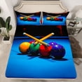 thumbnail image 2 of Castle Fairy Boys Girls Billiards Game Twin Sheet Sets,Ball Gamer Bedding, 2 of 7