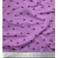 thumbnail image 1 of Soimoi Rayon Fabric Triangle,Tree & Tent Tribal Printed Craft Fabric by The Yard 42 Inch Wide, 1 of 1