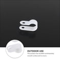 thumbnail image 4 of IBASETOY 100pcs Rtype Cable Clip Plastic Wire Holder for General Users Indoor, 4 of 7