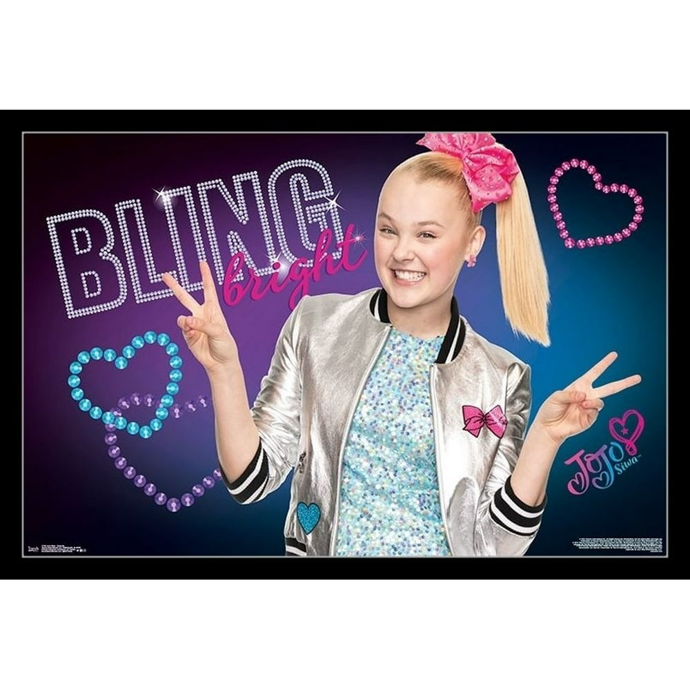 Jojo Siwa - Close-Up Laminated & Framed Poster Print (34 x 22