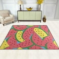 thumbnail image 3 of Coolnut Lightweight Soft Area Rugs, 80 x 58 inch（6'8" x 4'10"） Watermelon Slices Floor Mat for Kids Playing Room Hardwood Floor Living Room Nursery Rugs, 3 of 6