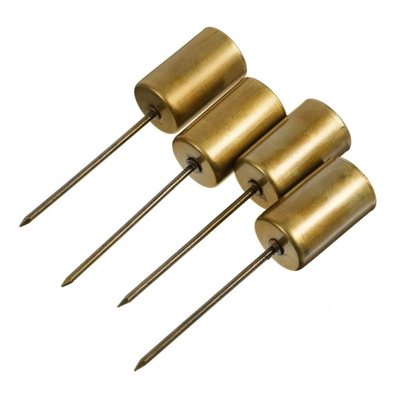 4pcs Candle Holder with Spikes Inserted Candle Cup Tabletop Xmas Tree Holders