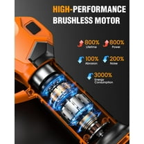 Upgraded Electric Pruning Shears, 1.4" (35mm) Cutting Diameter, Brushless Motor Cordless Pruner with LED Display, 2 x 2000mAh Batteries & Extra SK5 Blades for Garden, Orchard & Branches