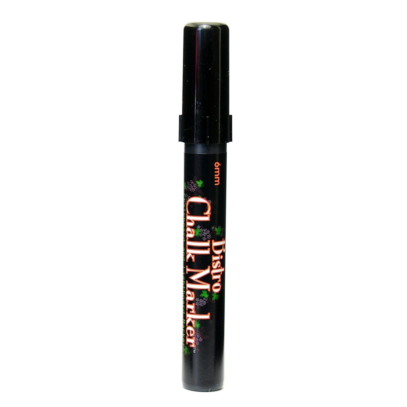Bistro Chalk Markers black, broad point (pack of 6)