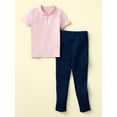 thumbnail image 2 of Wonder Nation Girls School Uniform Skinny Pants, Sizes 4-20 & Plus, 2 of 4