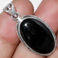 thumbnail image 2 of Black Onyx - Brazil 925 Sterling Silver Pendant Earrings Jewelry Set DGT01033 T-1006, 2 of 7