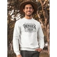 thumbnail image 2 of Oktoberfest Iron Sign Vintage Sweatshirt Men -Image by Shutterstock, Male 3X-Large, 2 of 4