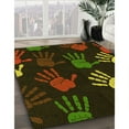 thumbnail image 2 of Ahgly Company Indoor Rectangle Patterned Oak Brown Area Rugs, 3' x 5', 2 of 6