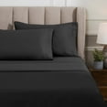 thumbnail image 4 of Superior Egyptian Cotton Deep Pocket 1500 TC Sheet Set, Full, Black, 4 of 4