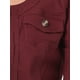 thumbnail image 5 of CHAQUETA DE JEAN CORTA SIN CUELLO PARA MUJERES CON MANGAS 3/4 EN FUSCIA TAMAÑO S, 5 of 6