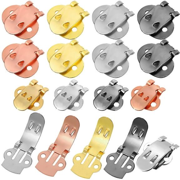 KALLORY 36pcs Decorative Shoe Clips Accessories for Women, Stylish Shoe Clamps for Heels and Flats