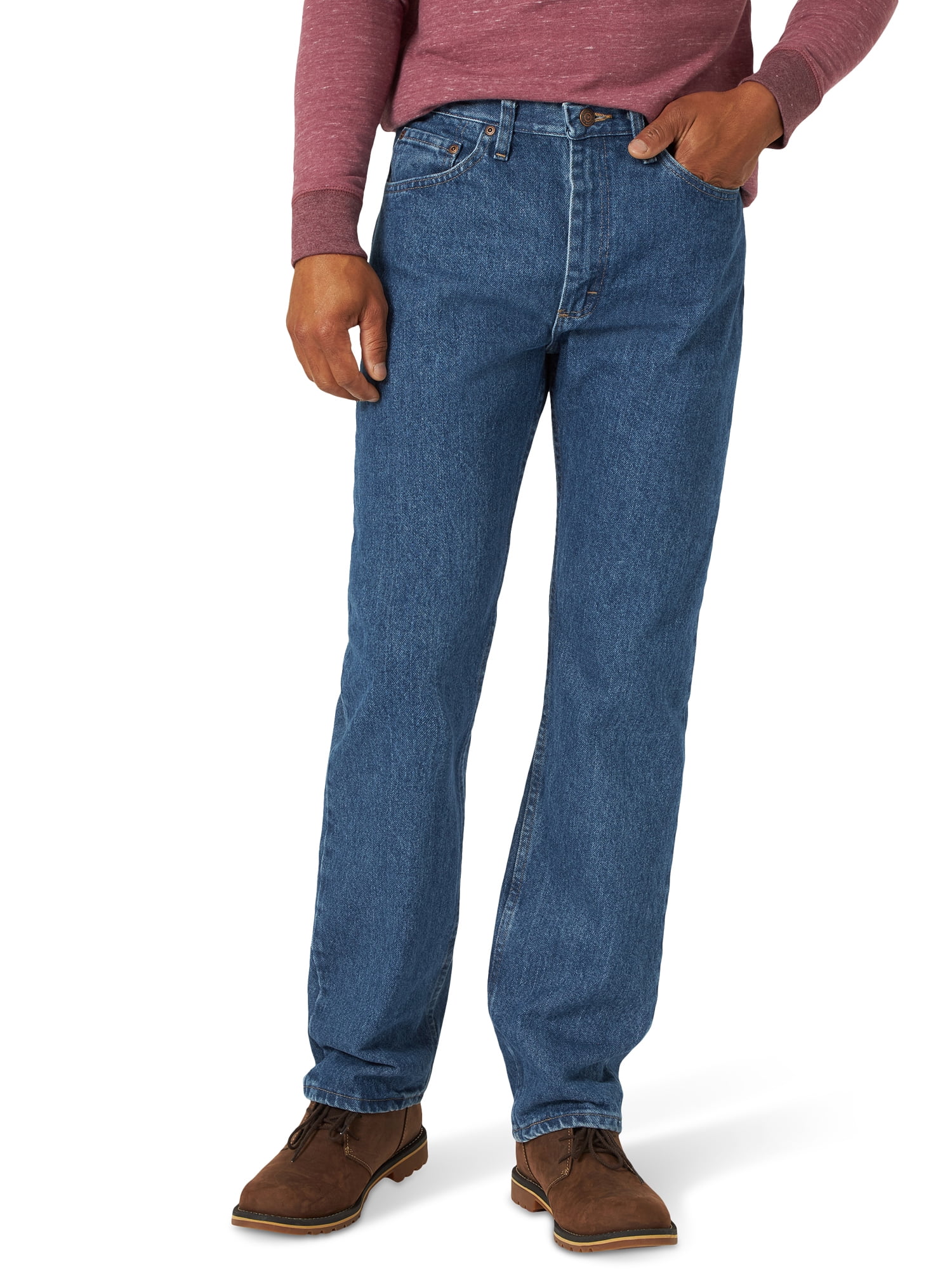 wrangler regular fit straight leg jeans