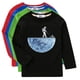 thumbnail image 2 of Camisa de manga larga para niños, camiseta divertida de astronauta, ropa de algodón para primavera y otoño, camisetas de moda para niños astronautas, 2 of 5