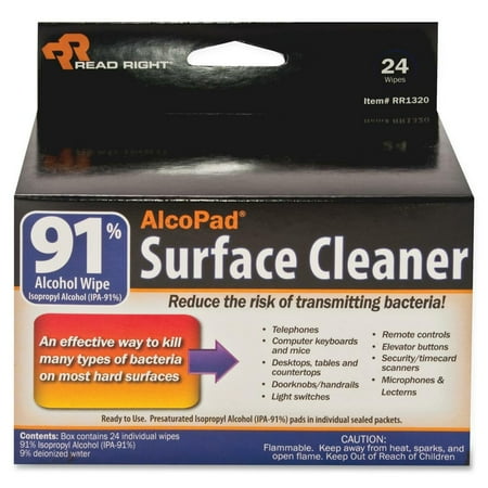 Read Right AlcoPad, Individually Wrapped, 72/Pack -REARR1321