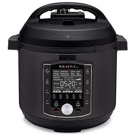 Instant Pot Pro 10-in-1 Pressure Cooker, Slow Cooker, Rice/Grain Cooker, Steamer, Saute, Sous Vide, Yogurt Maker, Sterilizer, and Warmer, 6 Quart