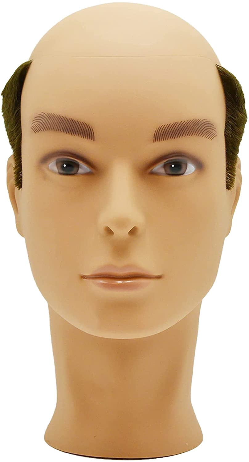 Modèle de Formation Toupie pour Hommes Modèle de Mannequin Têtes de Perruque pour Affichage de Chapeaux et Perruques