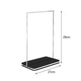 thumbnail image 5 of LOVIVER Acrylic Sign Holder 8.5 x 11 Inches Clear Flyer Holder for Retail Cafe Store, 5 of 5