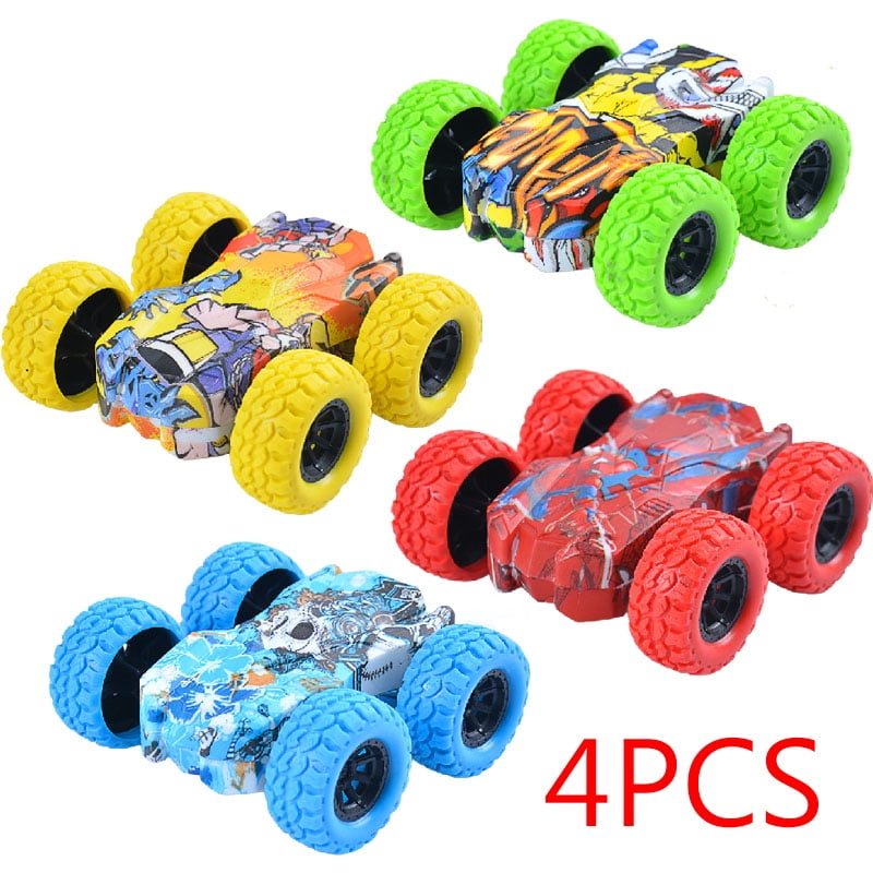 Car Toys for Boys 3-5 Years Old - Monster Toys Truck 4 Pack 360 ...