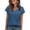 *Light Blue, variant on Womens Lightweight V Neck Short Sleeve Cut-Out T Shirt,Casual Trendy Summer Tops Beige,Womens Plus M