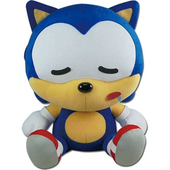 Plush - Sonic The Hedgehog - Sonic Sleep Sitting 14" Soft Doll Toys ge56586