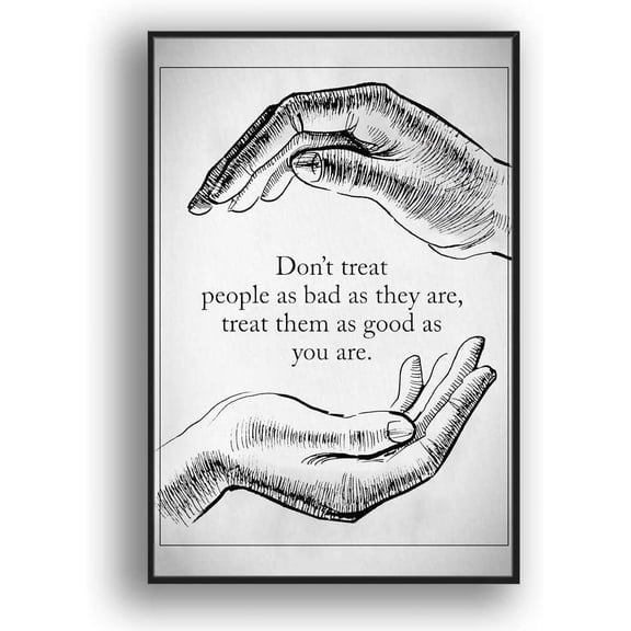 IDEA4WALL Framed Canvas Wall Art for Living Room, Bedroom Beautiful Quotes Canvas Prints for Modern Home Decoration Ready to Hang