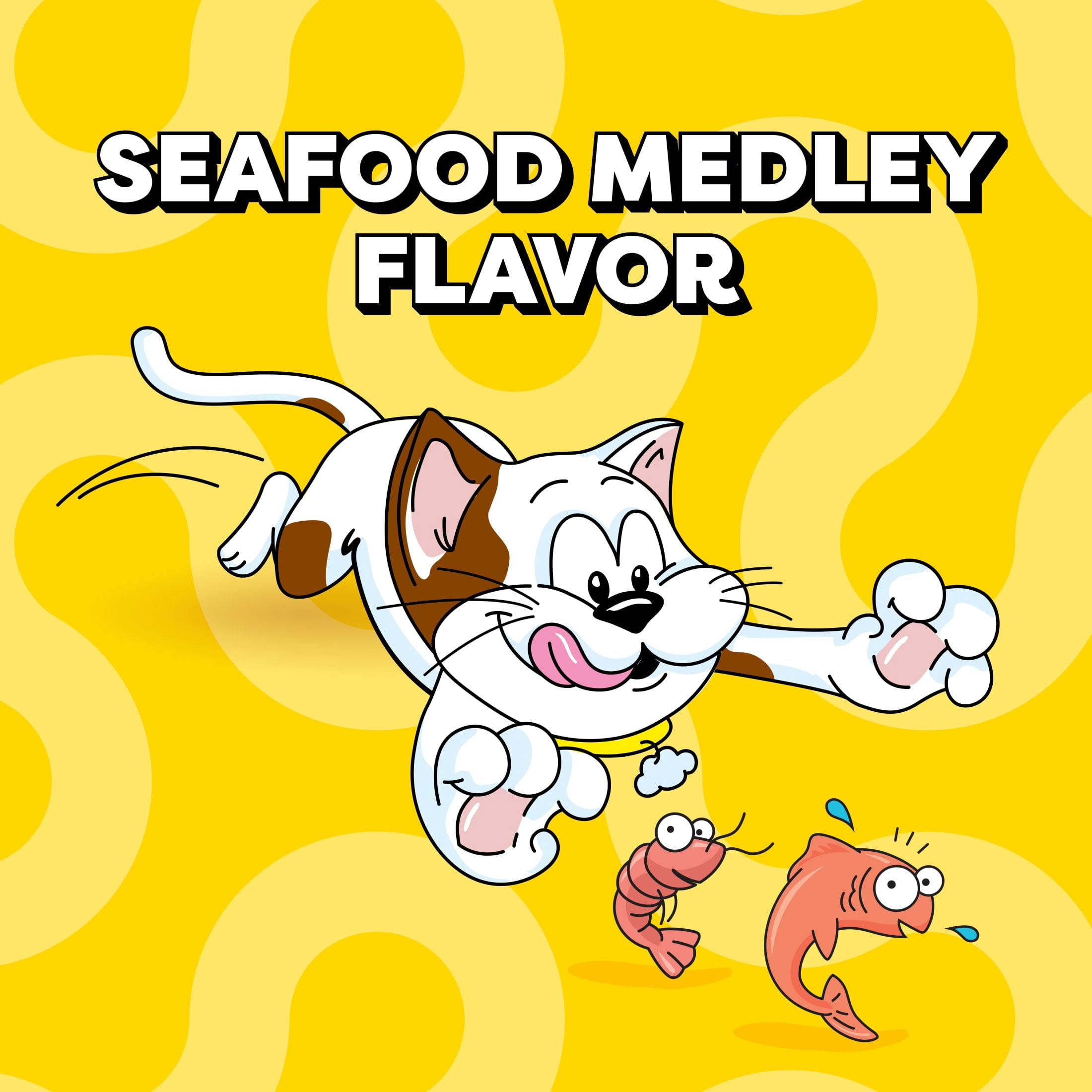 Temptations Cat Treats, Classic Crunchy and Soft Cat Treats, Seafood Medley Flavor, 3 oz. Pouch