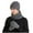 Dark Gray, variant on qolati 3Pcs Winter Knitted Beanie Hat Scarf Gloves Set Fleece Lined Hat Neck Warmer Glove 3 in 1 Set Skull Caps Gifts for Women Men
