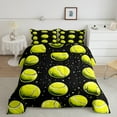thumbnail image 2 of Manfei Tennis Bedding Comforter Set,Ball Game Theme Twin Comforter Sets,Sequin Print Bedding Set,Lightweight Room Decor Reversible,2-Piece, 2 of 8