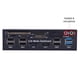 thumbnail image 4 of Panel frontal, panel multimedia panel frontal frontal de pc panel frontal frontal USB lector de tarjetas múltiples lector de tarjetas interno panel frontal multimedia audio, 4 of 7