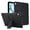 Black, variant on DWaybox Case for iPad Air 11-Inch M4 2026 Model A3460, Premium Diamond Rhombus Quilted PU Leather Cover with Foldable Kickstand, Shock-Absorbing TPU Bumper & PC Back Shell -Pink