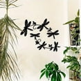 thumbnail image 3 of HELLOYOUNG 2-Piece Dragonfly Metal Wall Art Set, Elegant Iron Garden Sculptures for Indoor Outdoor Yard Patio Balcony Home Decor, Housewarming Birthday Halloween Christmas New Year Gift for Women, 3 of 6