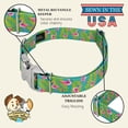 thumbnail image 7 of Country Brook Petz® Premium Flamingos Dog Collar, Medium, 7 of 7