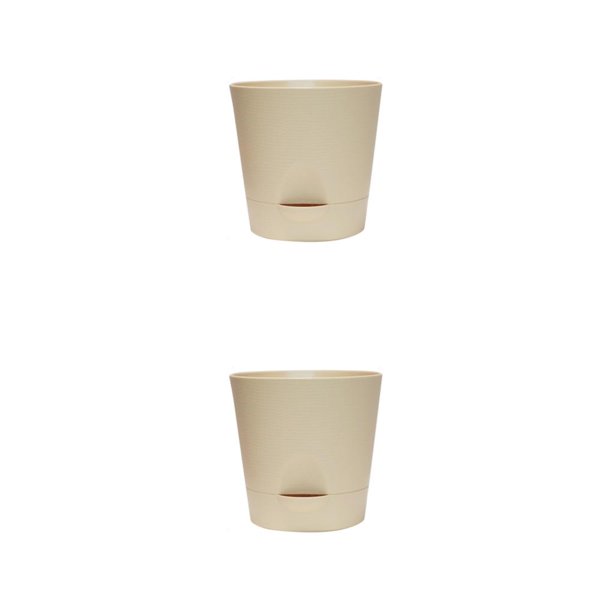 Maceta para Plantas Matsuzay Plástico Grande y Gruesa Azul/Rosa/Caqui/Gris Violeta