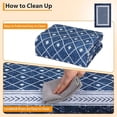 thumbnail image 6 of 8x10 Navy Area Rug – Washable Non-Slip Soft Rug for Living Room and Bedroom, 6 of 7